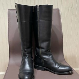 Frye Jayden button tall black boots sz 8